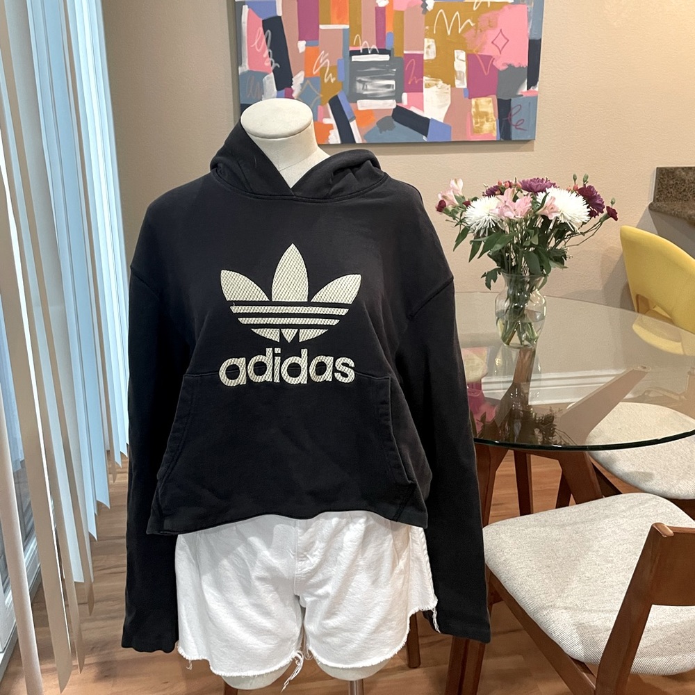 Cropped Adidas hoody